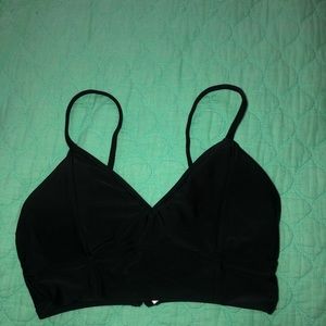 jessica simpson black bathing suit top!